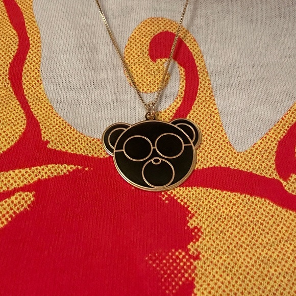 Coool Colours 14K Gold-Plated Ogi Bear Pendant Necklace - Picture 4 of 4